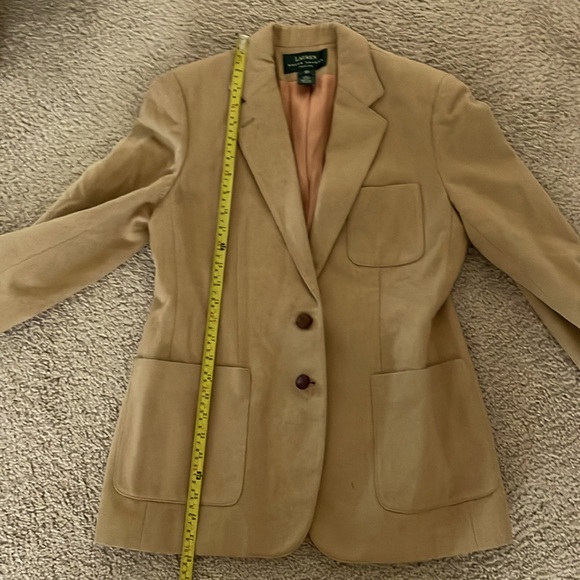 Ralph Lauren Camel Hair Blazer Jacket - Picture 5 of 7